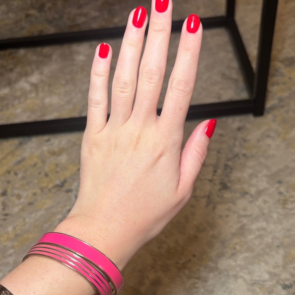 Oscar de la Renta Pink and Silver Bracelet